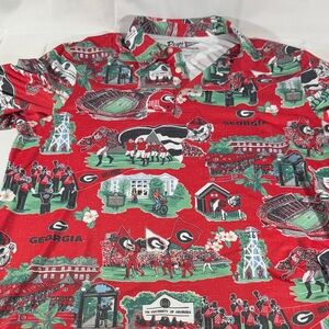 Reyn Spooner Red University of Georgia Graphic Shirt